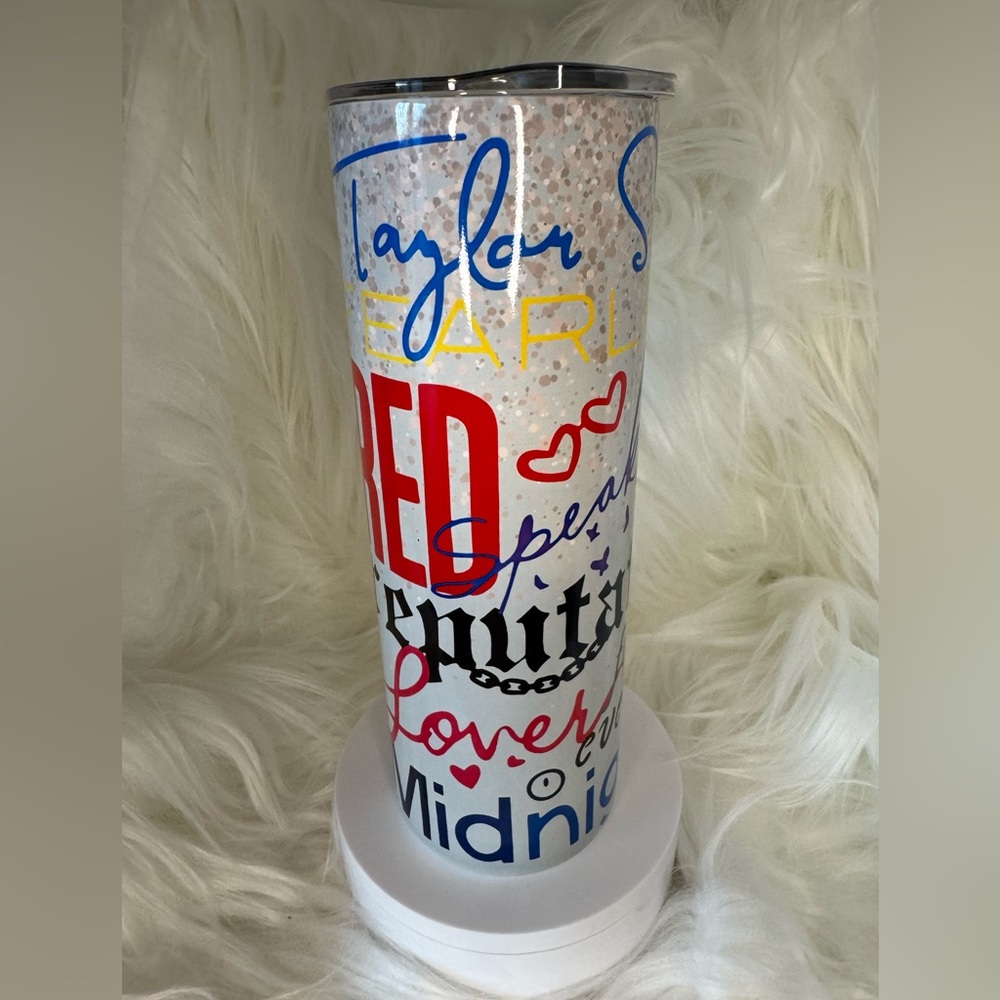 TS Red inspired 20oz. tumbler